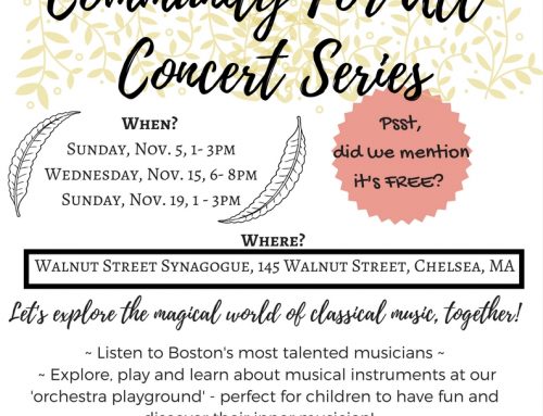 Community for All Concert Series at the Museum at the Walnut Street Synagogue